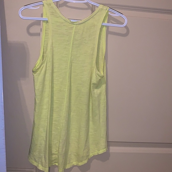 Neon Yellow Tank-Top, Merona Brand, Size Small - Picture 2 of 2
